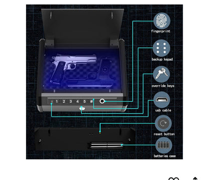 Biometric Handgun Safe